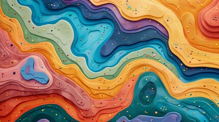 Abstract Watercolor Surface Graphic Background