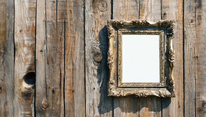 framed rustic weathered old wooden wall
