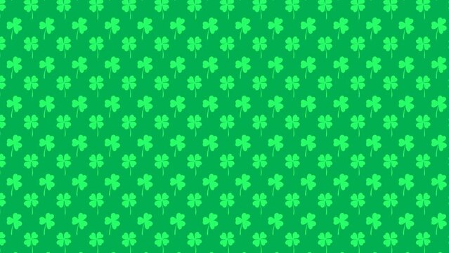 motion background of Clover leaf pattern