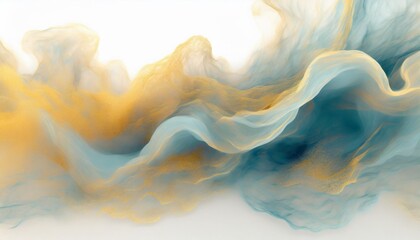 blue smoke on white background 3d volumetric texture background - obrazy, fototapety, plakaty
