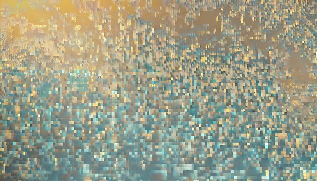 widescreen abstract wallpaper or backdrop with pixelated texture surface blue and turquoise pixel background