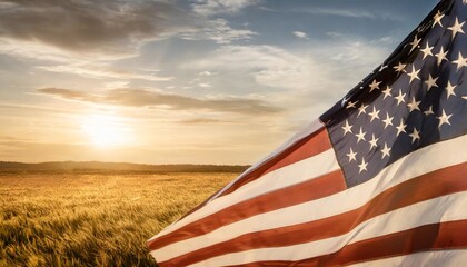 patriot day of usa background on american flag