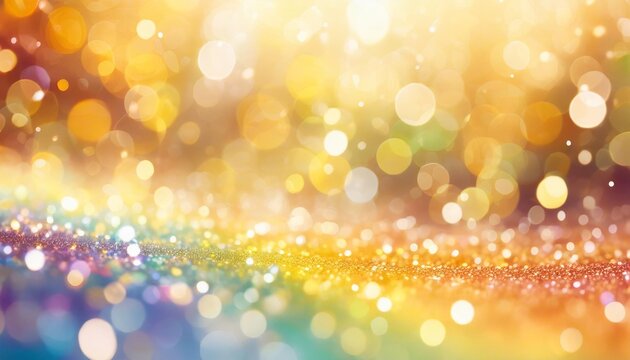 lgbt color bokeh festive background with shiny falling particles rainbow colorful abstract graphic for bright design gay lesbian transgender sparkling rainbow background