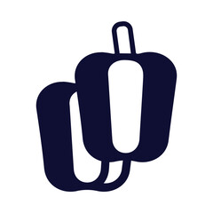 Obraz premium Capsicum, green, vegetable, fruits, capsicum vegetable icon