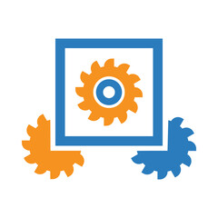 saw, circular, wood saw, round saw, construction circular saw icon