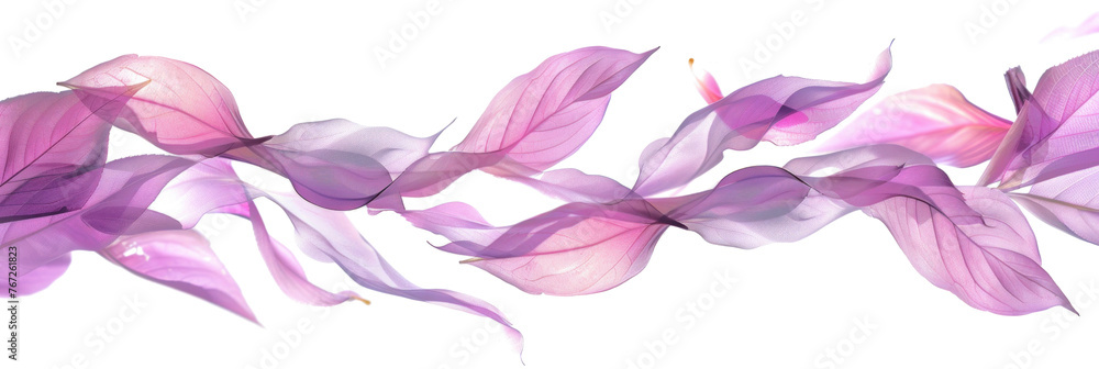 Canvas Prints abstract twisting blurry shapes on transparent
