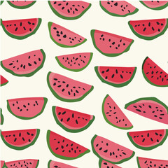 Watermelon seamless pattern