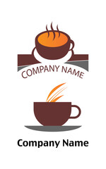 Cups of coffee and tea cups.