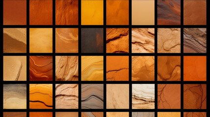 Abstract collage of diverse natural earth textures in a stunning abstract background