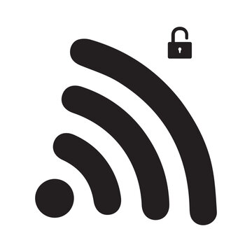 recommend clip art: Collection of stock vector images depicting symbols and icons related to wireless Wi-Fi connectivity, including Wifi signal symbols and an internet connection, that enable remote internet access.