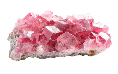 Obraz premium Rhodochrosite: Sparkling Gem of Beauty isolated on transparent Background