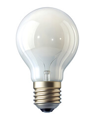 3d render illustration led light bulb isolated icon