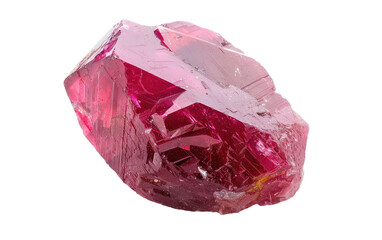 Glowing Spinel isolated on transparent Background