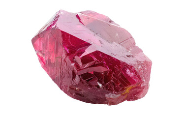 Fototapeta premium Glowing Spinel isolated on transparent Background