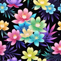 Obraz premium illustration of blossom flowers. blooming flowers