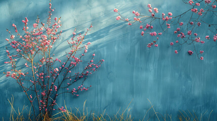Spring Blossoms, seasonal artistic background, generative ai