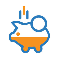 Piggy, money, money bag, wallet, piggy money box icon