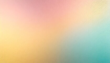 colorful pink yellow and turquoise gradient noisy grain background texture - obrazy, fototapety, plakaty