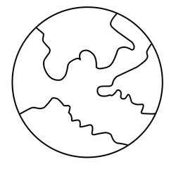 Earth Icon, Globe, World Icon 