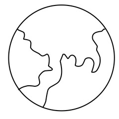 Earth Icon, Globe, World Icon 