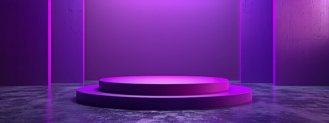 Background podium 3D product platform stage studio abstract light display. 3D background podium...