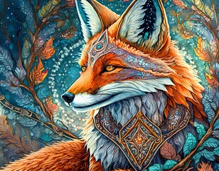 animal, spirit, shamanism, personal, companion, animal form, loyal, personal companion, loyal comp anion, fox