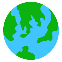 Earth Vector Ilustration, Earth Globes Icon
