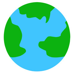Obraz premium Earth Vector Ilustration, Earth Globes Icon