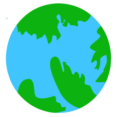 Earth Vector Ilustration, Earth Globes Icon