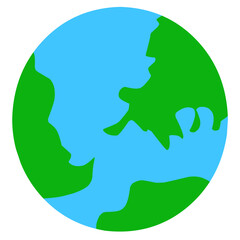 Earth Vector Ilustration, Earth Globes Icon