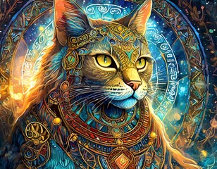 animal, spirit, shamanism, personal, companion, animal form, loyal, personal companion, loyal companion, cat, wildcat 