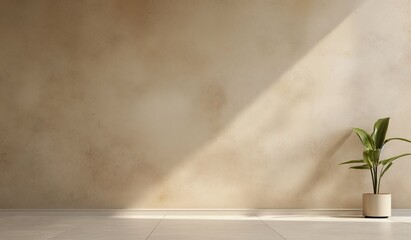 Fototapeta premium Plant on the floor