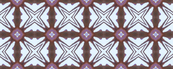 Ethnic Style Pattern. Multi Silver Glitter