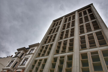 Modern building in Leipzig, Germany