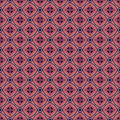 Multi color seamless abstract pattern. Background and backdrop. Multi Colored. Colorful ornamental design. Colored mosaic ornaments. Vector graphic illustration.