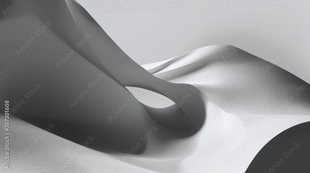 Poster clean light gray wallpaper with sleek fluid texture and minimalistic design in 4k, perfect for a mod