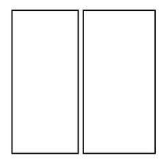Templates for manga comic panels. manga storyboard layout template
