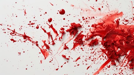 Realistic Red Blood Splatter Background