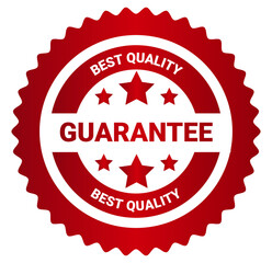 best quality guarantee badge seal vector icon isolated on white background vector illustration.