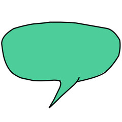 Empty comic collection trendy colored cloud pop art vector