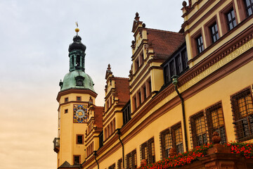 Obraz premium Old Town Hall in Leipzig, Germany