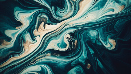 abstract background with waves and curves, green marble texture, abstract pattern, Wall Art for Home Decor, Wallpaper and Background for Mobile Cell Phone, Smartphone, Cellphone, desktop, laptop - obrazy, fototapety, plakaty