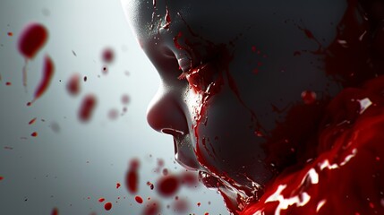 loss of a baby, high quality image quality, photo realistic, gray lighting conditions, blood bright red

 - Powered by Adobe