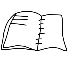 Hand Drawn Book Outline