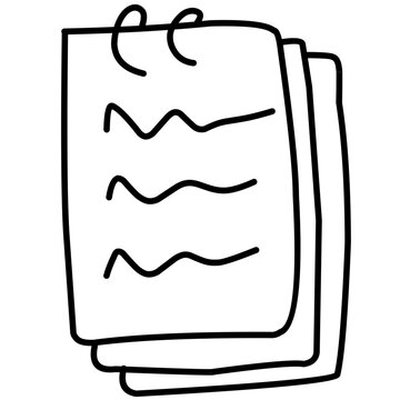 Hand Drawn Book Outline