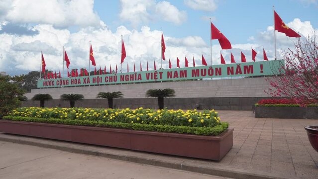  Ho Chi Minh mausoleum in Hanoi, Vietnam