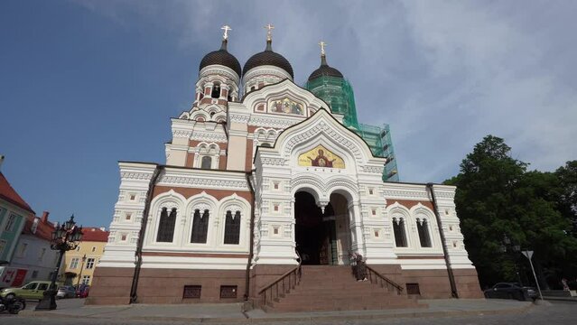 Aleksandr Nevskij cathedral in Tallinn, Estonia