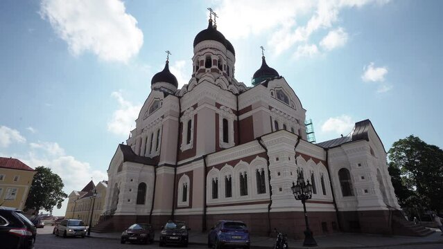 Aleksandr Nevskij cathedral in Tallinn, Estonia