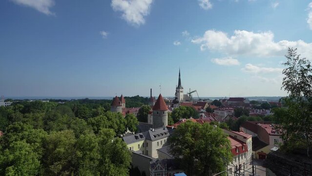 panorama from the Kohtuotsa platform in Tallinn