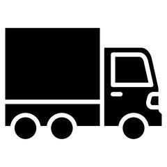 Delivery Truck Icon Element For Design